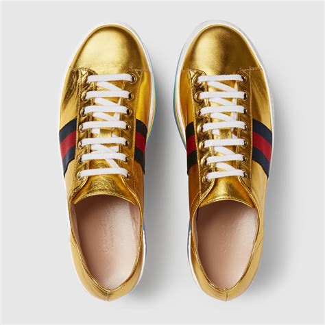 gucci sneakers pelle donna|gucci women sneakers 2021.